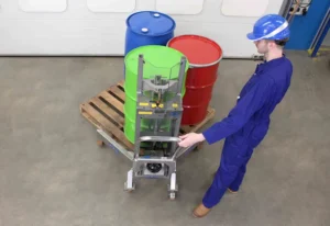 Stainless Steel Corner Drum Lifter DTP05-R500-SS